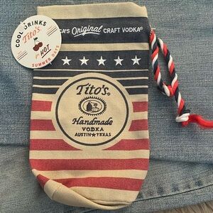 Tito’s American Flag Liquor Bag